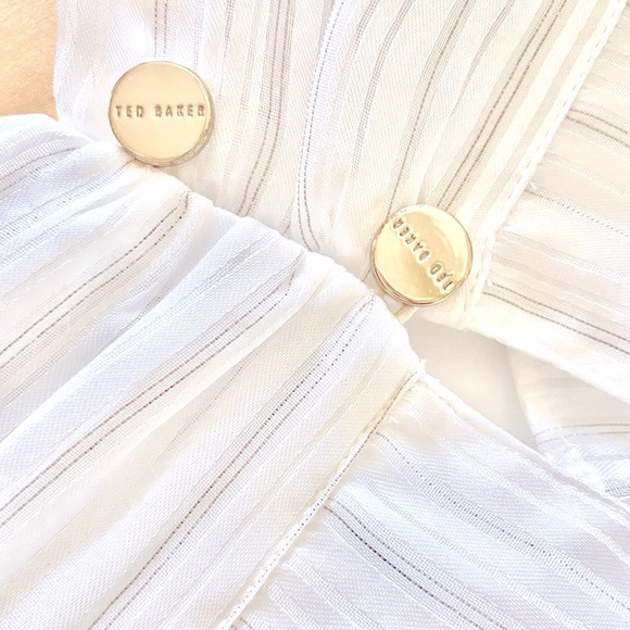 Ted Baker White Silk Blouse - Picture 7 of 13